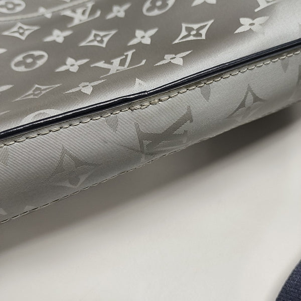 ALPHA Monogram Coated Canvas Silver