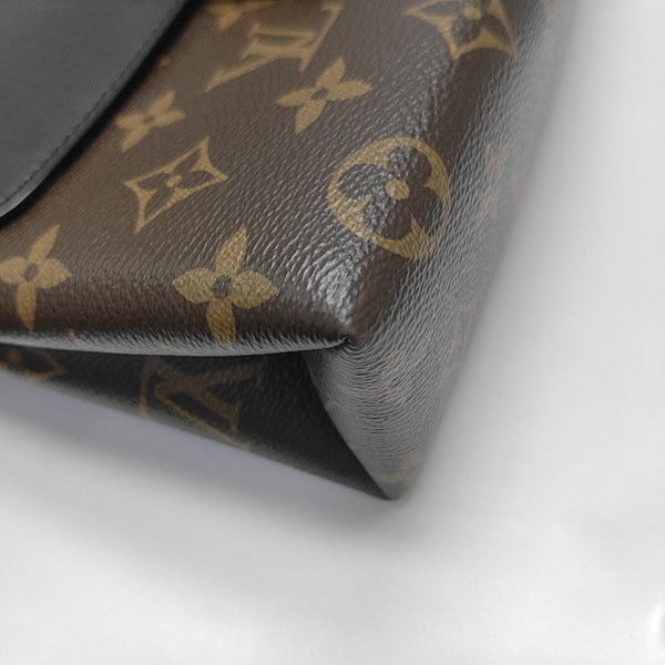 LOCKY BB Monogram Coated Canvas Brown