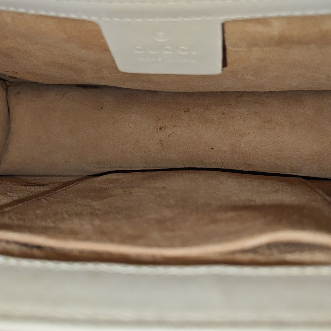 Sylvie Small Calfskin White