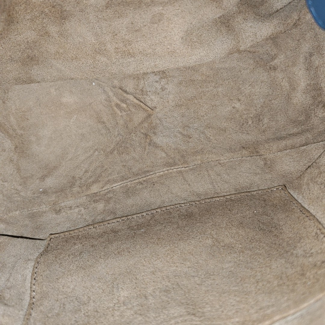 Lambskin Shoulder Bag Blue