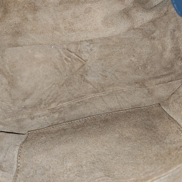 Lambskin Shoulder Bag Blue