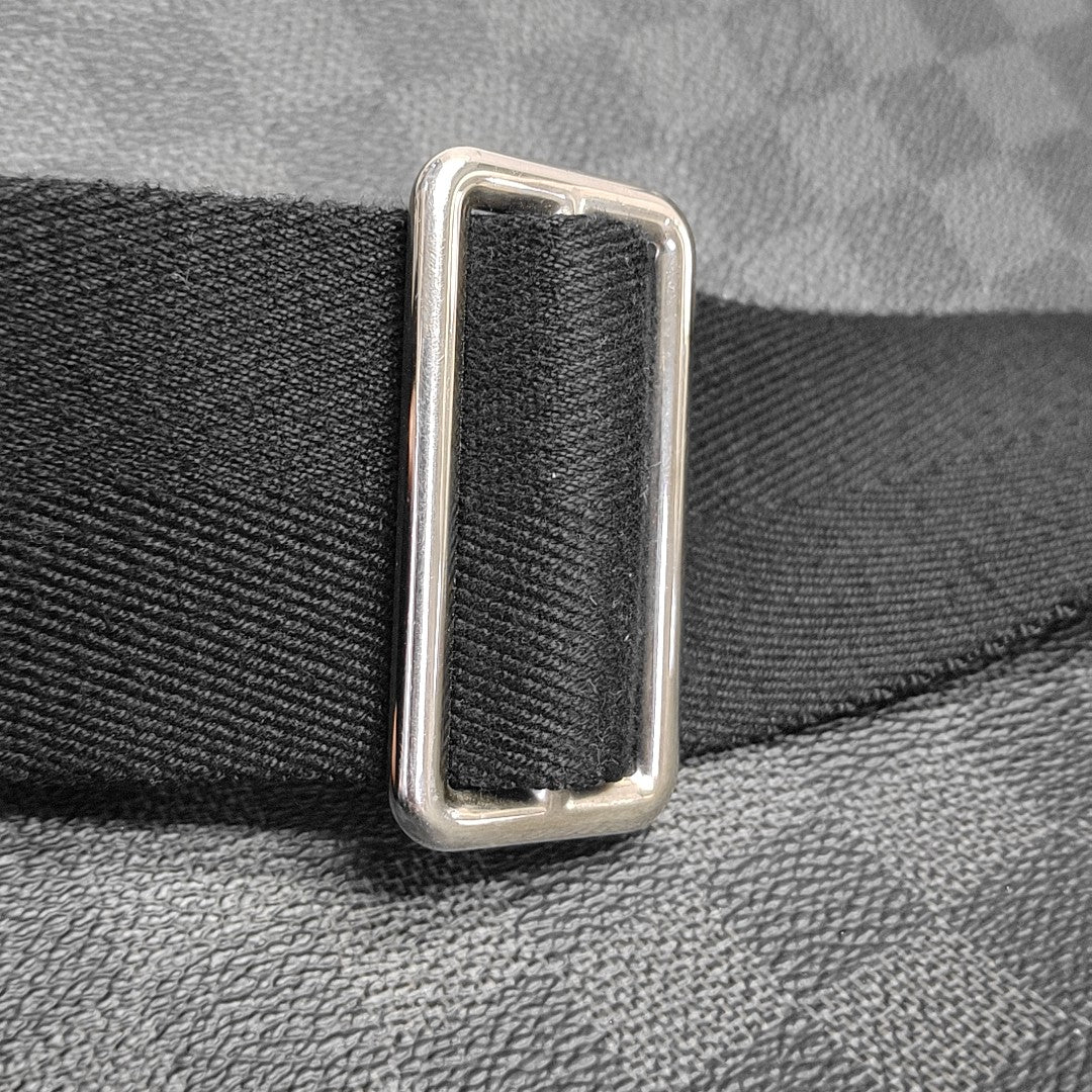MICK MM Damier Graphite Coated Canvas Gray