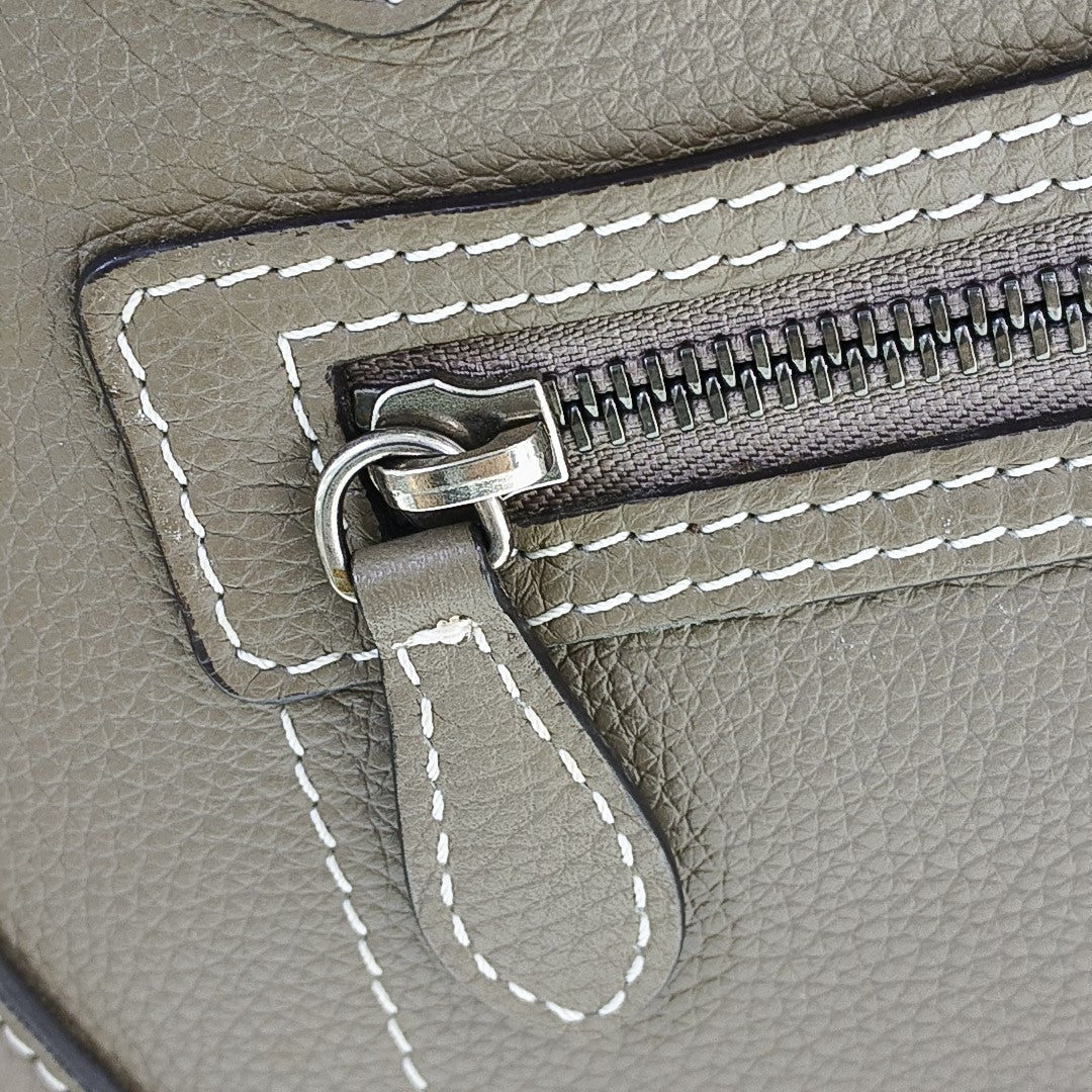 LUGGAGE Micro Calfskin Gray