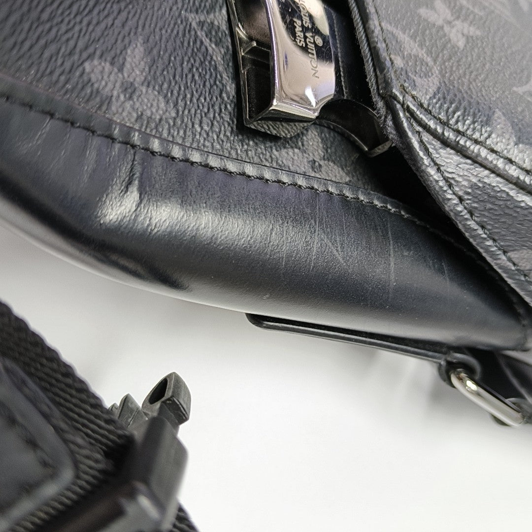 VOYAGER PM Monogram Coated Canvas Black