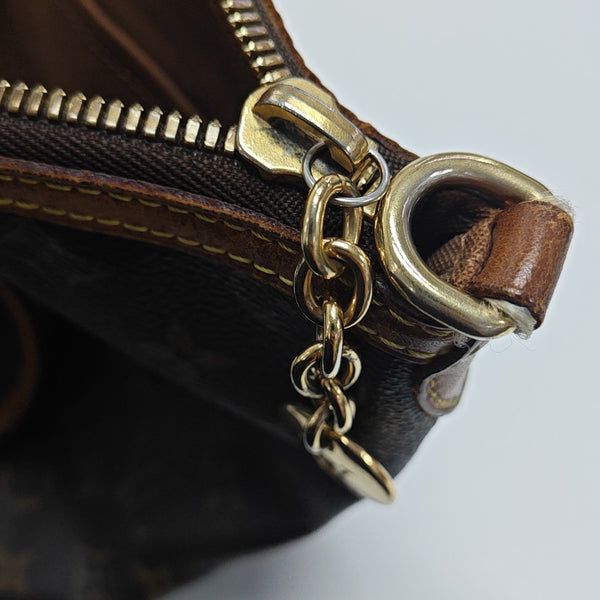 PALERMO PM Monogram Coated Canvas Brown