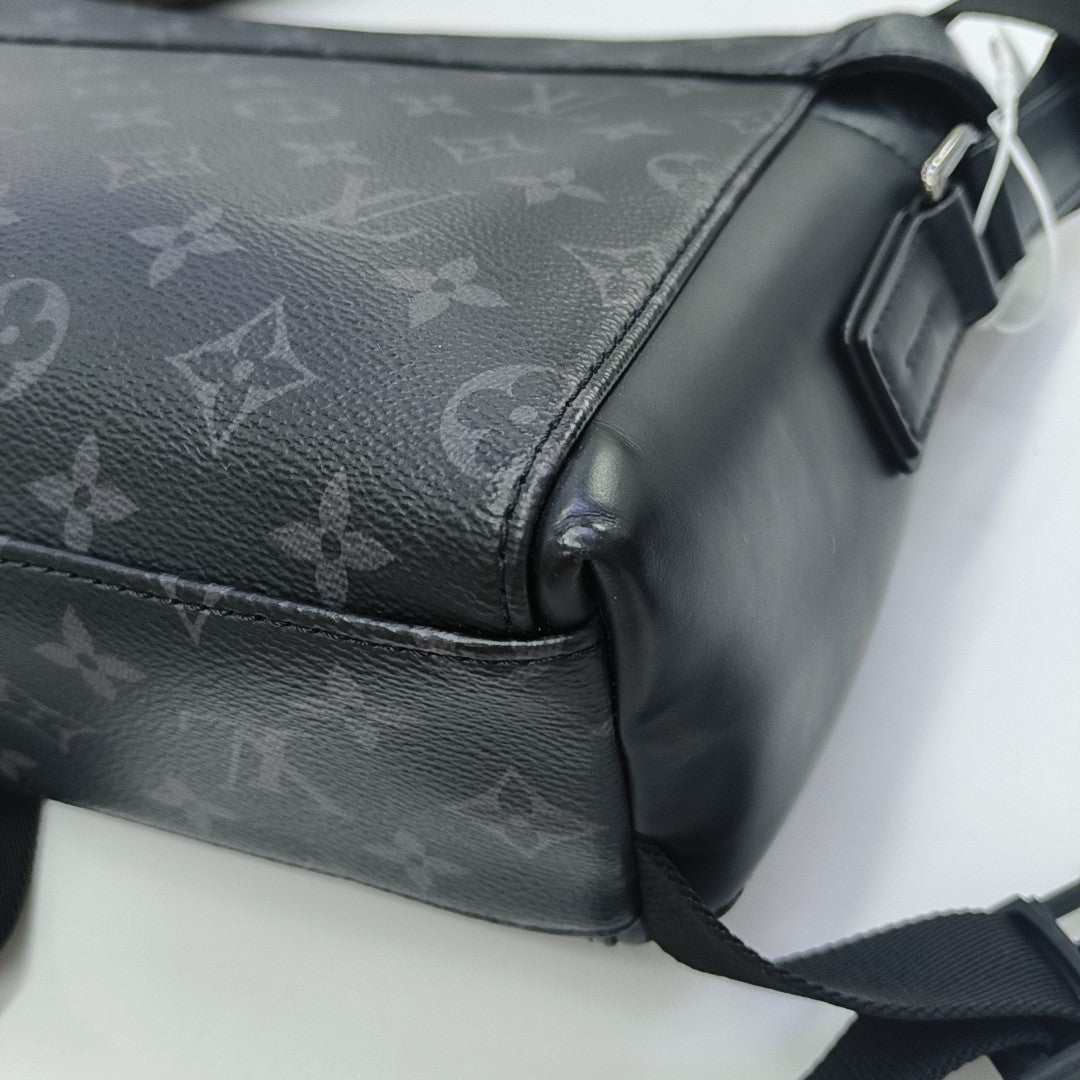 VOYAGER PM Monogram Coated Canvas Black