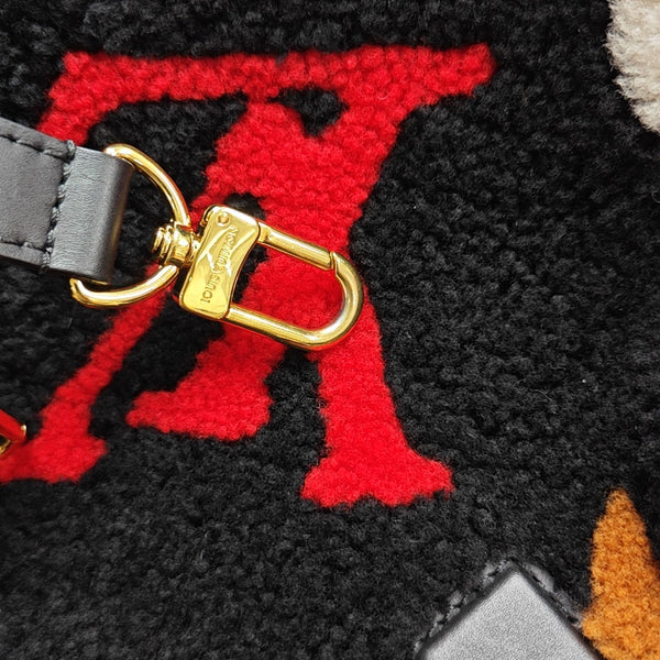 SPEEDY 25 Monogram Wool Black