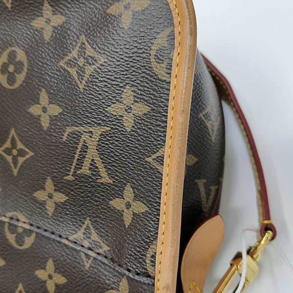 DIANE Monogram Coated Canvas Brown