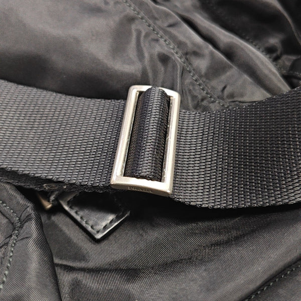 Nylon Shoulder Bag Black