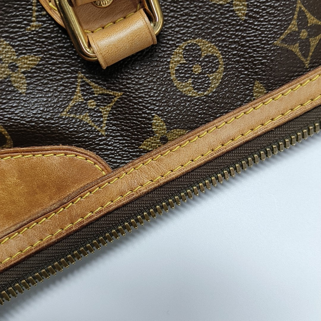 PALERMO PM Monogram Coated Canvas Brown