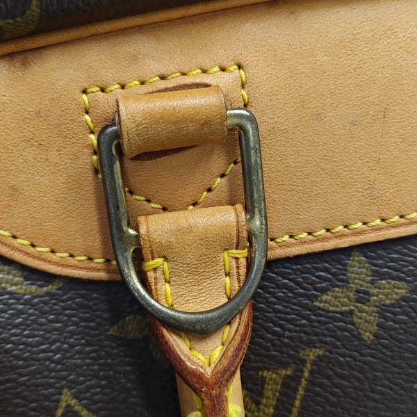 DEAUVILLE Monogram Coated Canvas Brown