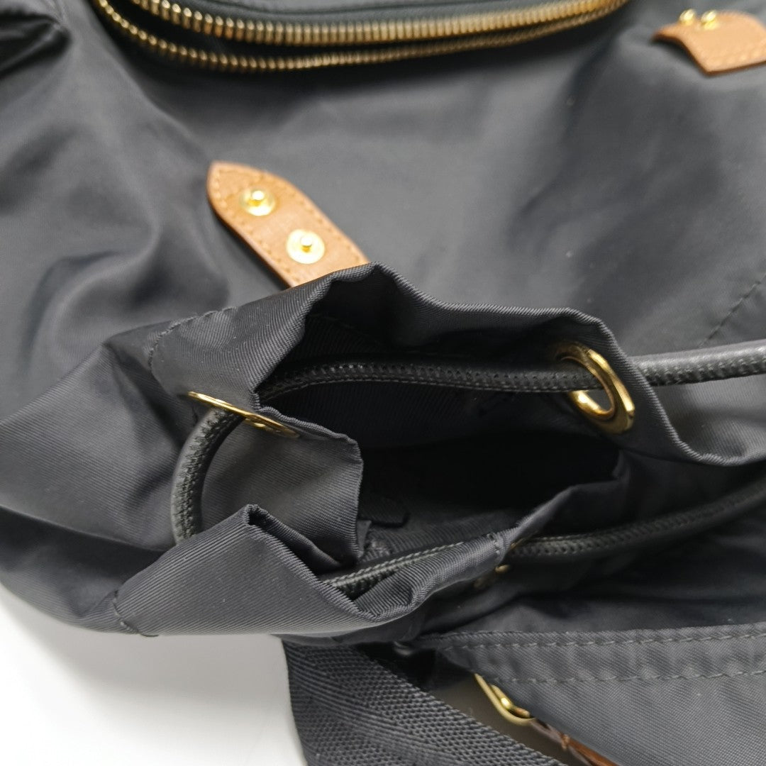 The Rucksack Medium Nylon Black