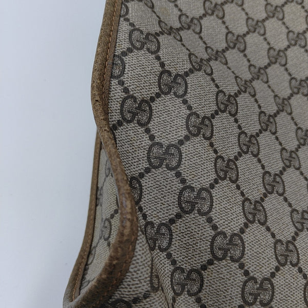 Monogram Coated Canvas Tote Bag Beige