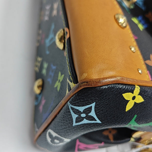 LV × TM BEVERLY MM Monogram Coated Canvas Black