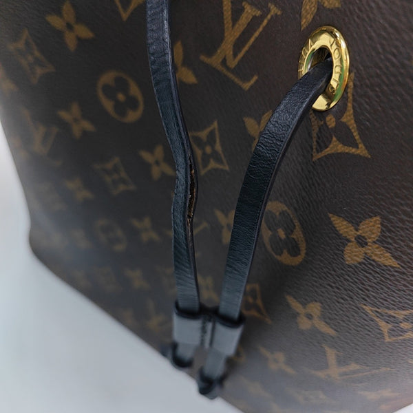 NÉONOÉ MM Monogram Coated Canvas Brown