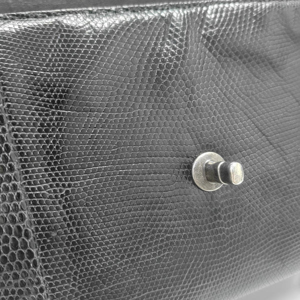 COCO HANDLE Medium Lizard Black