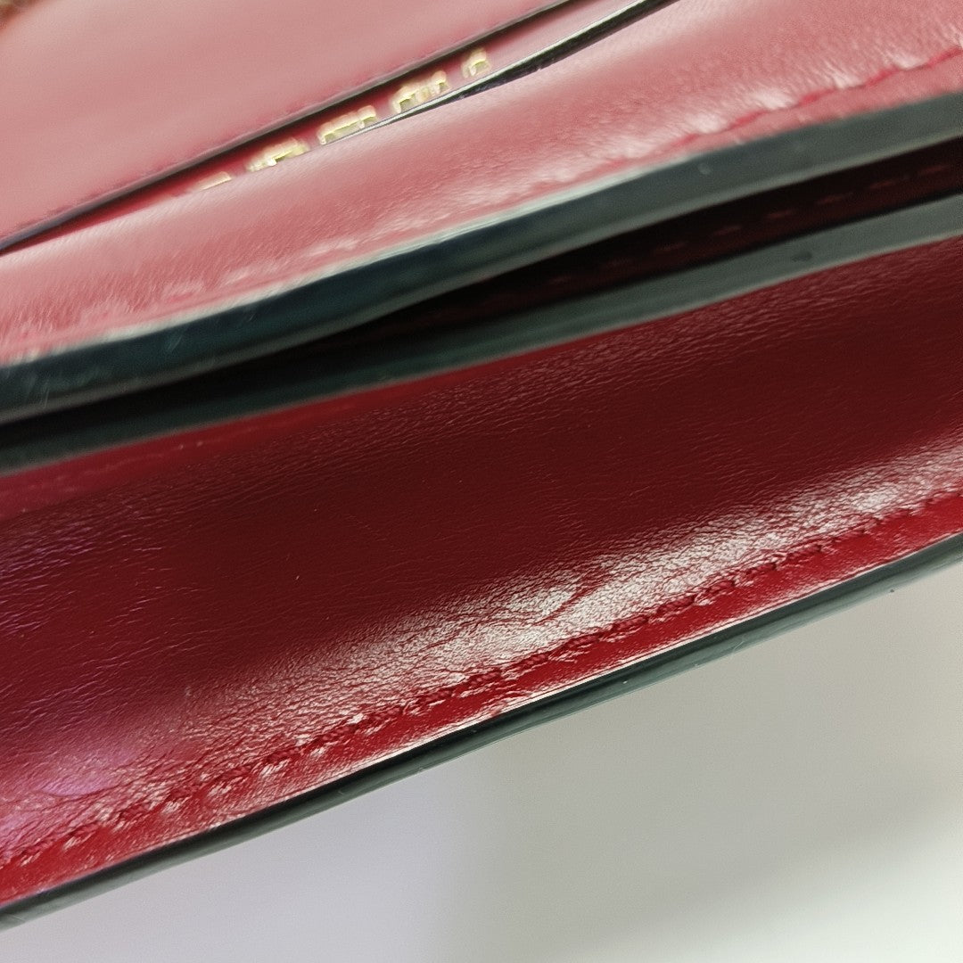 SERPENTI FOREVER Medium Calfskin Red