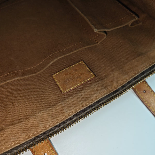 POPINCOURT Monogram Coated Canvas Brown