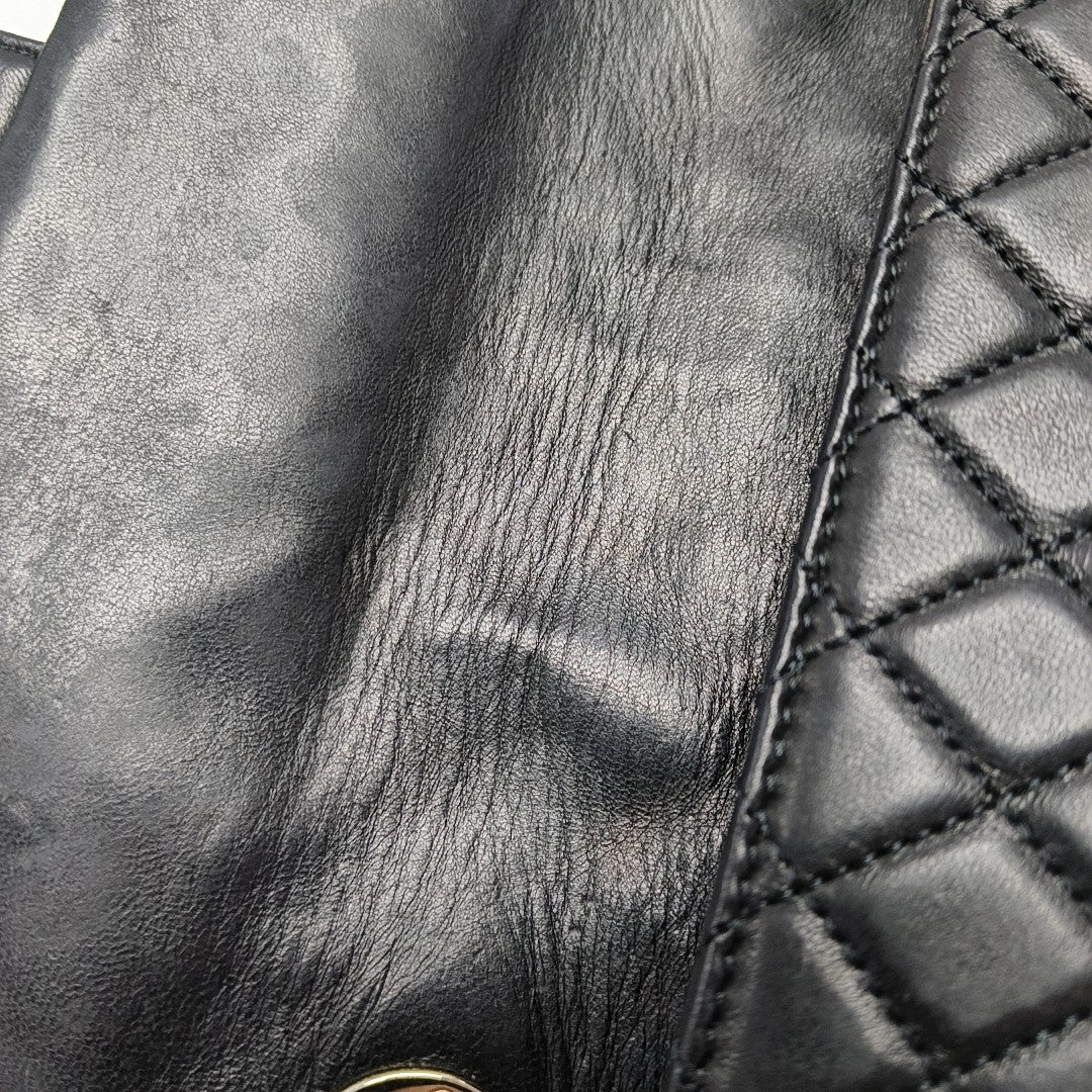 Westminster Medium Quilted Lambskin Black