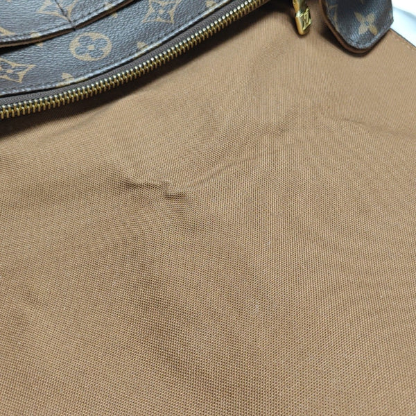 VALMY Monogram Coated Canvas Brown