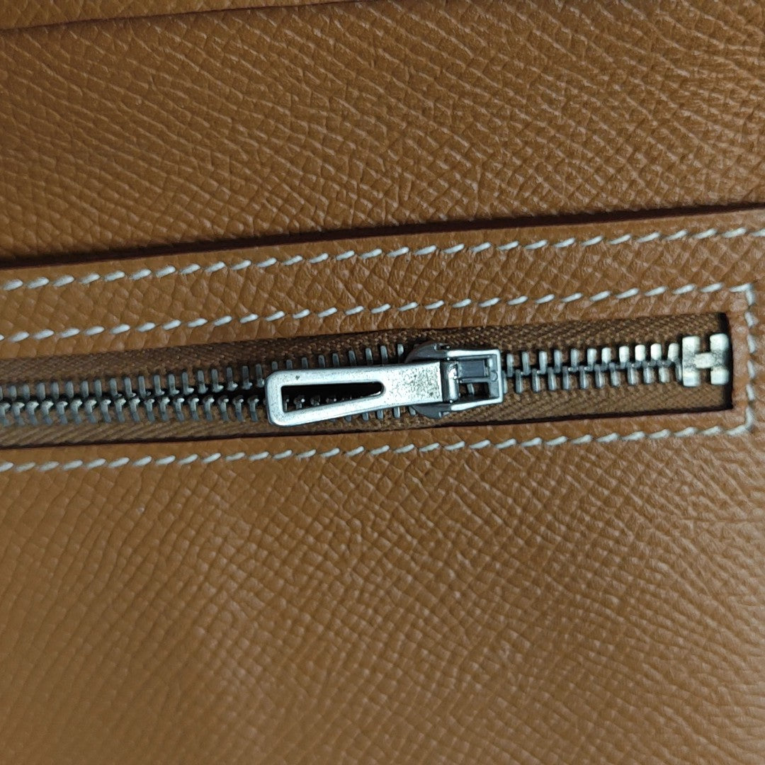 Bearn Medium Epsom Brown Wallet