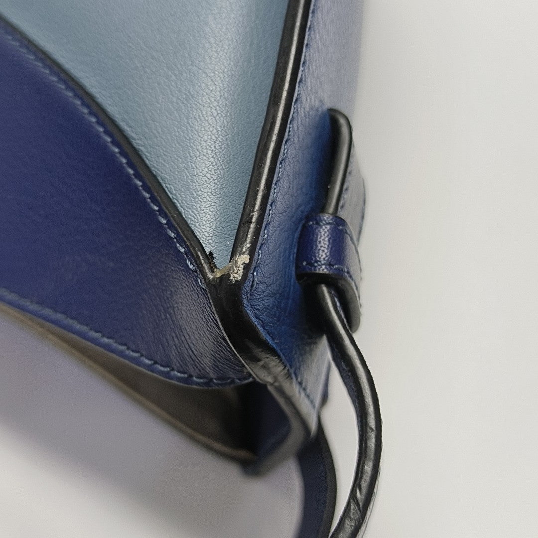 Hammock Small Calfskin Blue