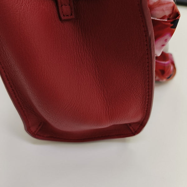 Calfskin Tote Bag Red