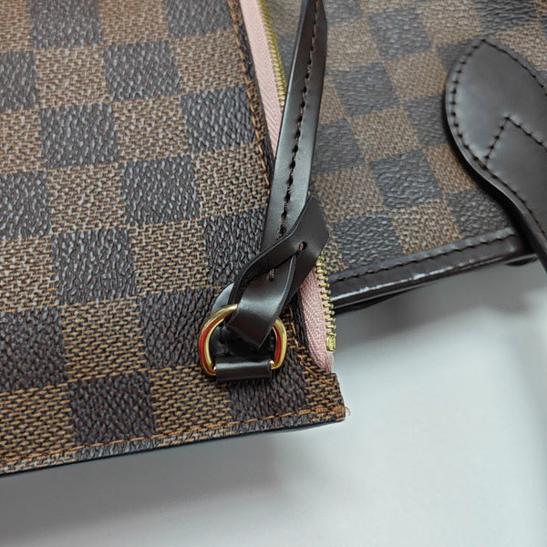 NEVERFULL MM Damier Ebene Coated Canvas Brown