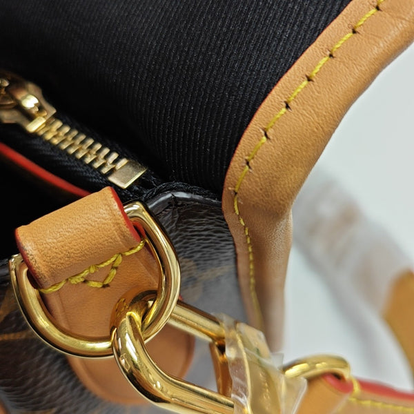 DIANE Monogram Coated Canvas Brown