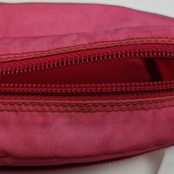 Fabric Clutch Red