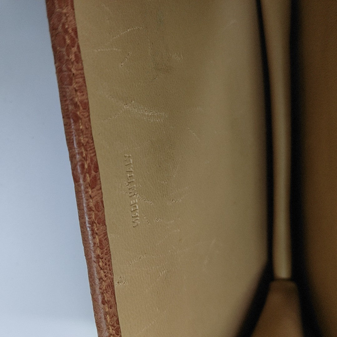 Calfskin Shoulder Bag Brown