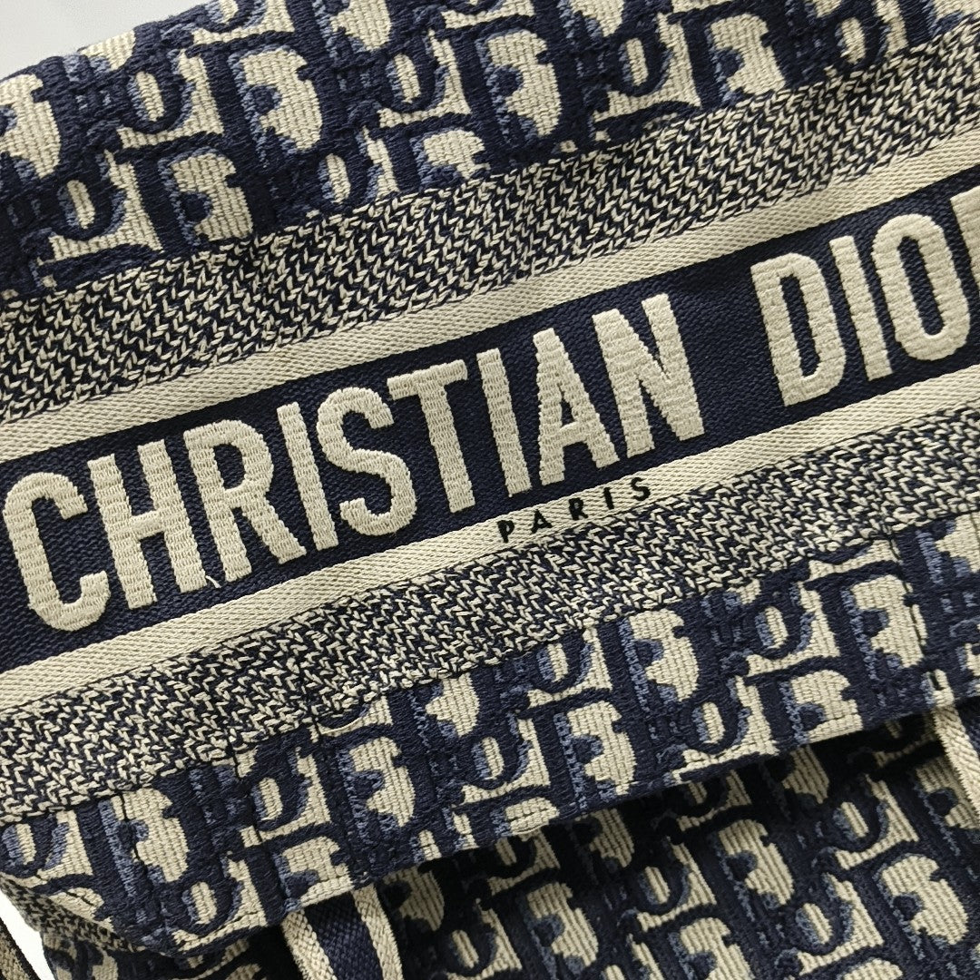 Diorcamp Large Oblique Canvas Blue
