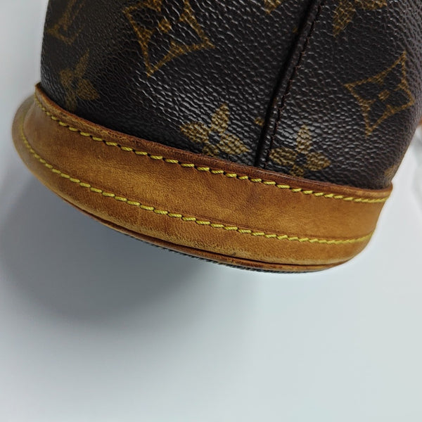 BUCKET PM Monogram Coated Canvas Brown