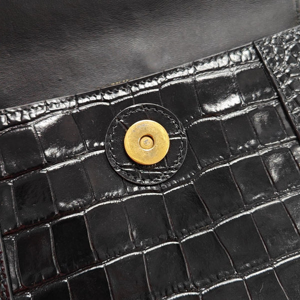 Downtown Super Mini Calfskin Black