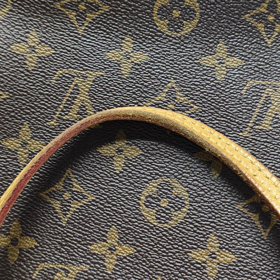 NEVERFULL MM Monogram Coated Canvas Brown