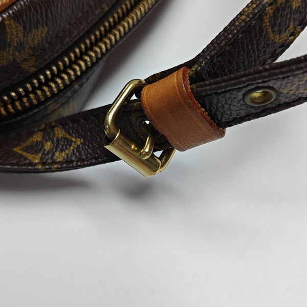 DANUBE Monogram Coated Canvas Brown