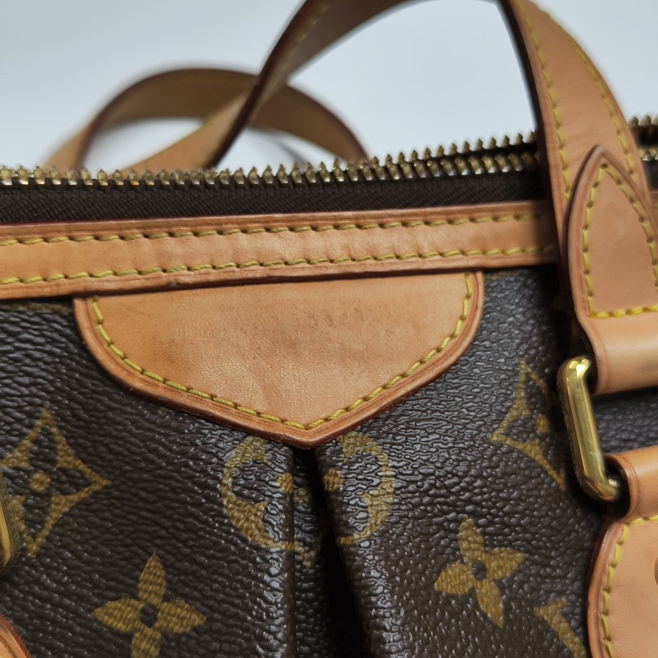 PALERMO PM Monogram Coated Canvas Brown