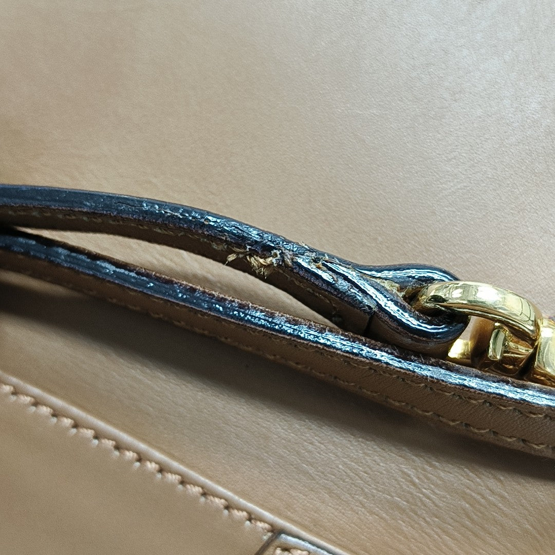 Calfskin Tote Bag Brown
