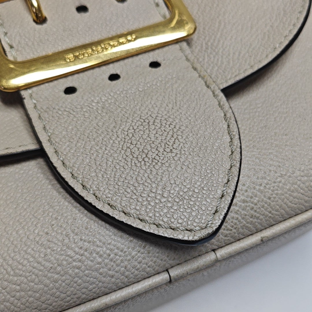 Buckle Calfskin Beige