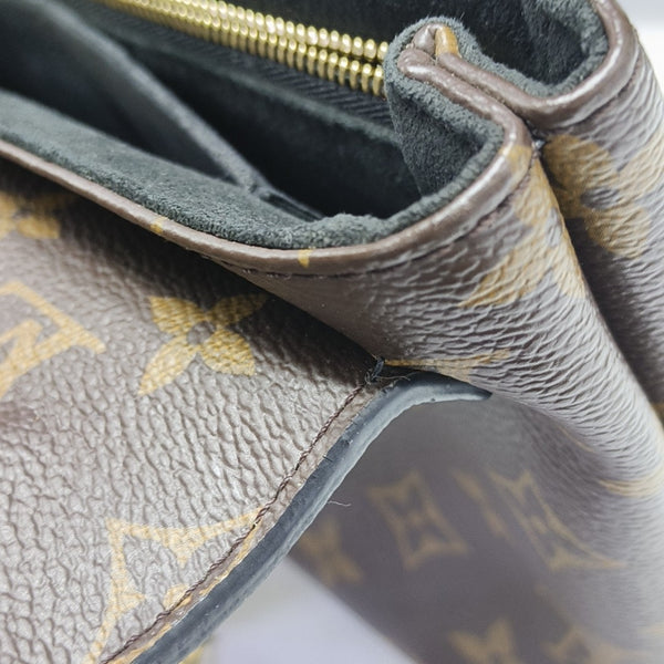 SAINT PLACIDE Monogram Coated Canvas Black