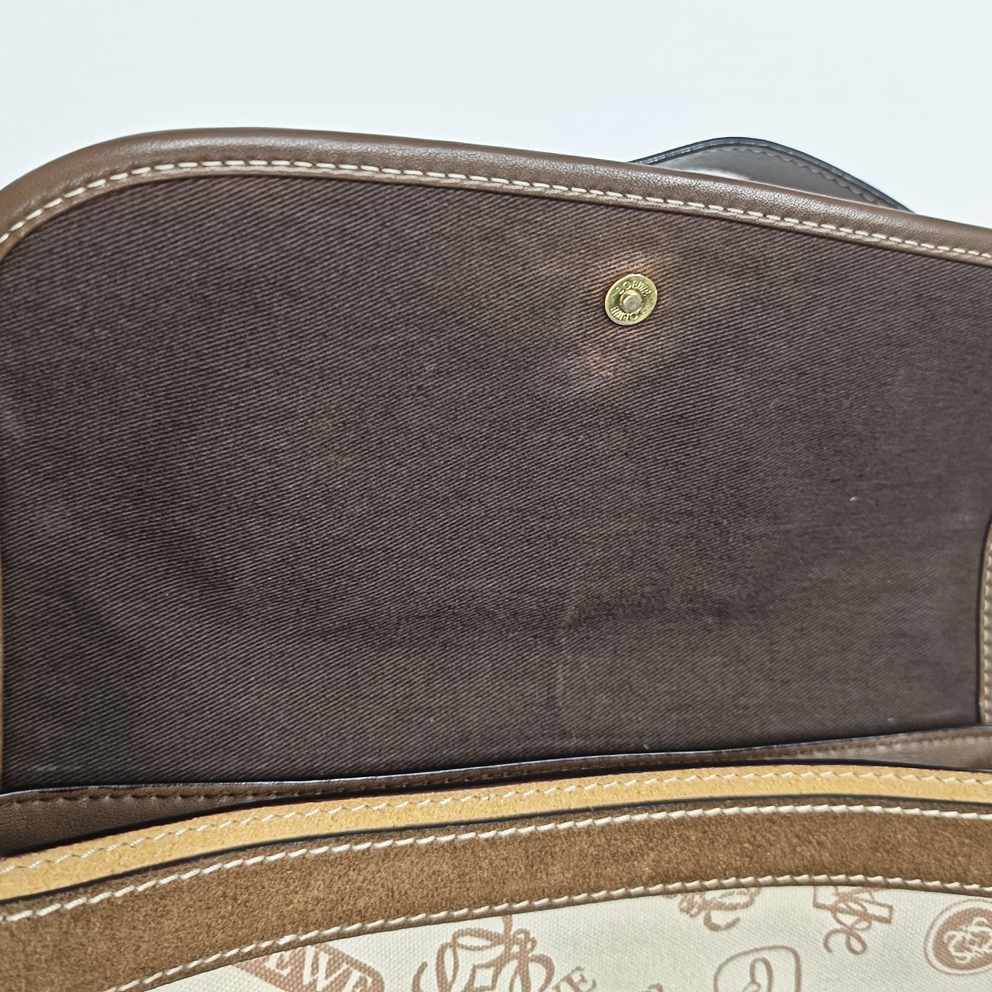 Calfskin Shoulder Bag Beige