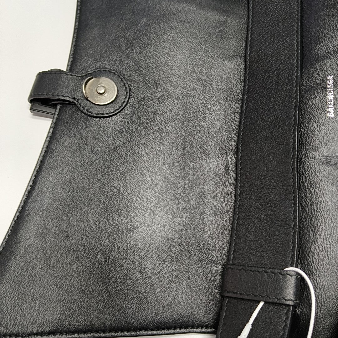 Downtown Medium Calfskin Black