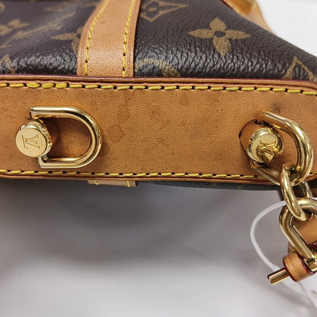 DUFFLE Monogram Coated Canvas Brown