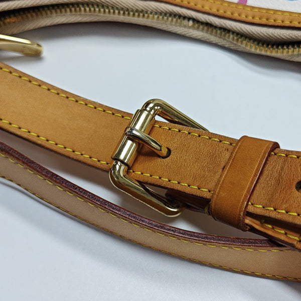 GRETA Monogram Coated Canvas White