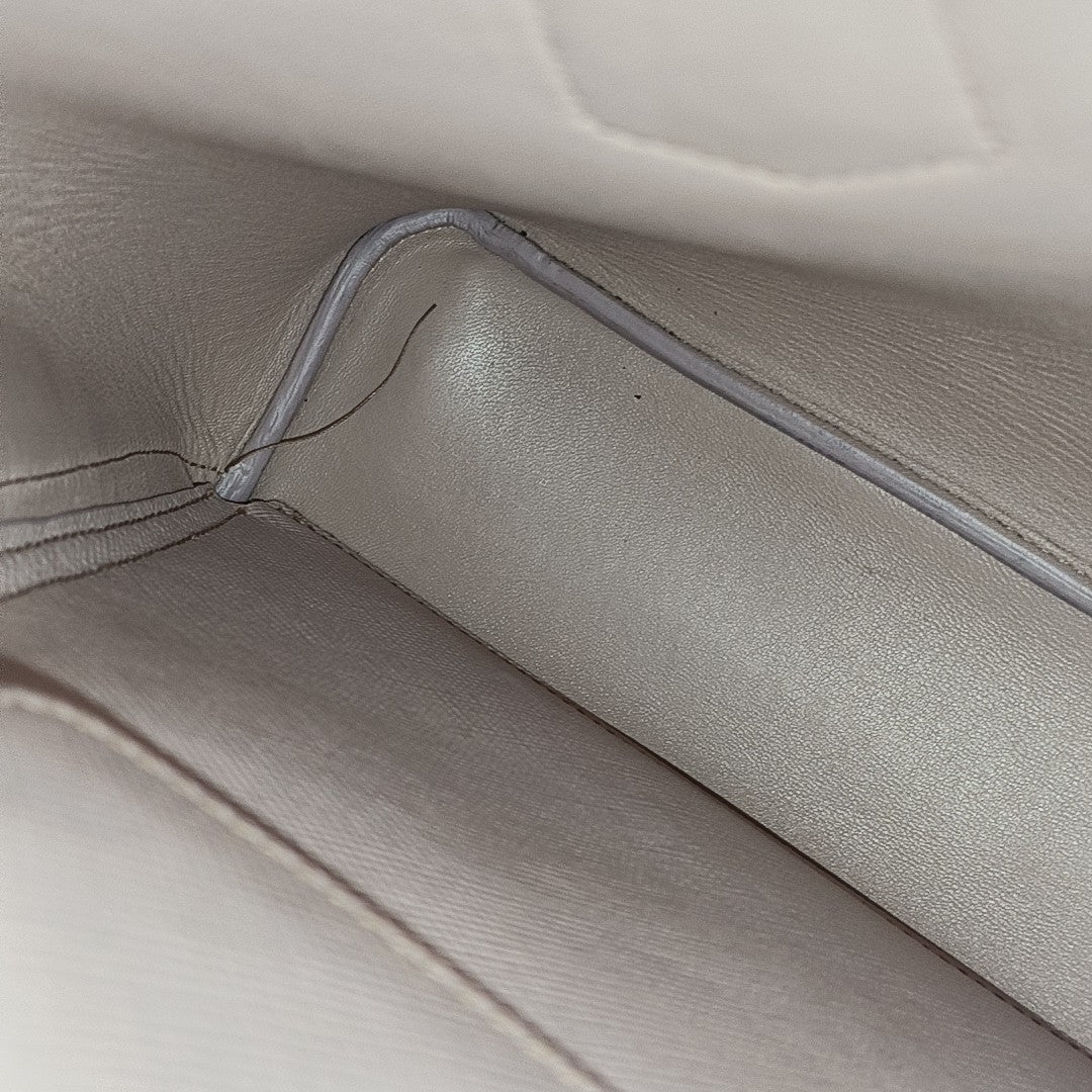 Double Medium Saffiano Calfskin Pink