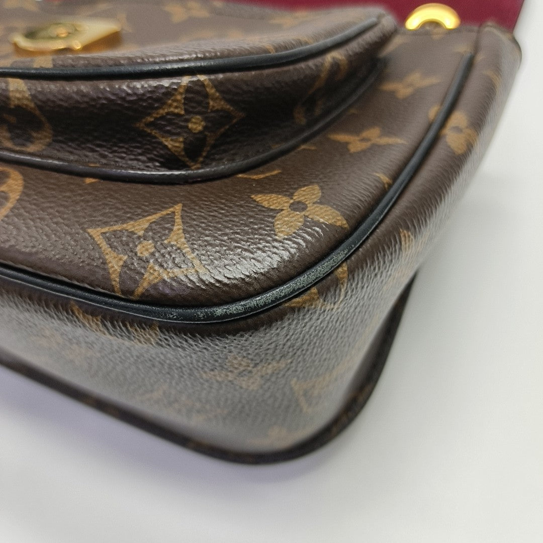 PASSY Monogram Coated Canvas Brown