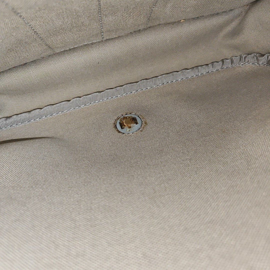 Monogram Coated Canvas Shoulder Bag Gray