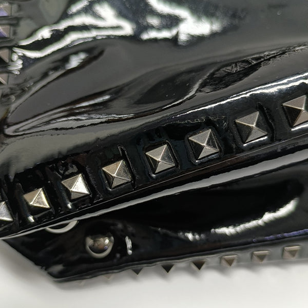 Rockstud Small Patent Leather Black