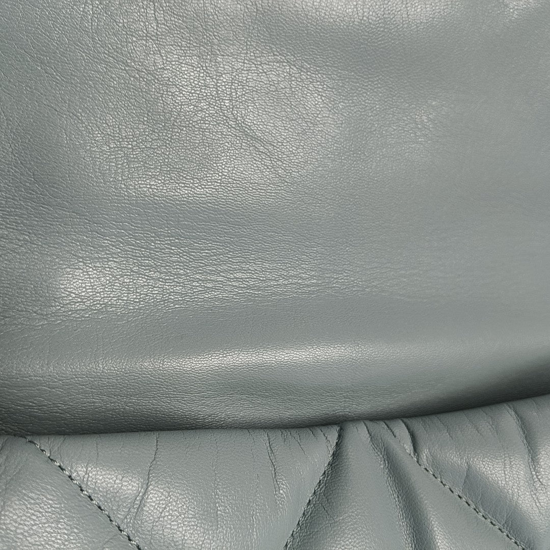 CHANEL 19 Large Quilted Lambskin Blue