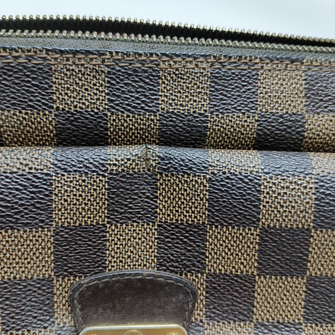 RAVELLO GM Damier Ebene Coated Canvas Brown